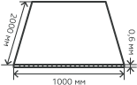 Лист нержавеющий  0,6х1000х2000 мм.  AISI 316Ti (08Х17Н13M2T) холоднокатаный,  матовый