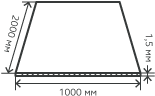 Лист нержавеющий  1,5х1000 х 2000 мм.  AISI 304 (08Х18Н10) холоднокатаный,  перфорированный,  Площадь отверстий 0,3906,  Qg 5,0-8,0