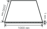 Лист нержавеющий  1х1000х2000 мм.  40Х13 холоднокатаный,  матовый